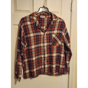 Oscar De La Renta Men Size Large Flannel Shirt
